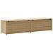 Contenitore Da Giardino Beige Misto 469l In Polyrattan - Foto miniatura 4