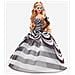 Barbie Signature 65° Anniversario Bambola Bionda Abito Bianco E Nero, Bianco / Nero - Foto miniatura 2
