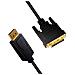 CV0133 cavo e adattatore video 5 m DisplayPort DVI Nero - Foto miniatura 3