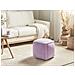 Pouf Alipur Bouclé Viola - Foto miniatura 1