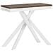 Consolle allungabile 90x40/196 cm Krack Small Evolution noce telaio bianco - Foto miniatura 1