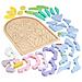 Fisher-price-fiori In Legno Puzzle-puzzle Da 37 Pezzi Per La Scuola Dell'infanzia Hxt97 - Foto miniatura 2