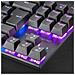 MK80 tastiera USB QWERTY Italiano Nero - Foto miniatura 3