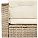 Divano Da Giardino Con Cuscini A 2 Posti Beige In Polyrattan - Foto miniatura 6