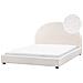 Letto Bouclé Vaucluse 160 X 200 Cm Bianco Sporco - Foto miniatura 2