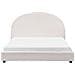 Letto Bouclé Vaucluse 160 X 200 Cm Bianco Sporco - Foto miniatura 3