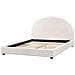 Letto Bouclé Vaucluse 160 X 200 Cm Bianco Sporco - Foto miniatura 4