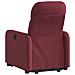 Poltrona Alzapersona Reclinabile Rosso Vino in Tessuto - Foto miniatura 4