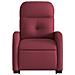 Poltrona Alzapersona Reclinabile Rosso Vino in Tessuto - Foto miniatura 8