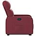 Poltrona Alzapersona Reclinabile Rosso Vino in Tessuto - Foto miniatura 9