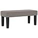 Letto box spring con materasso e panca grigia 80x200 cm tessuto - Foto miniatura 6