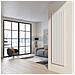 Radiatore Da Design A Piastre 200x75 Cm Termoarredo Verticale A Tubi Piatti Lucca Bianco - Foto miniatura 1
