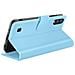 Custodia A Portafoglio Per Galaxy M10 Con Funzione Supporto E Linguetta Magnetica, Azzurro - Foto miniatura 4
