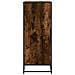Scarpiera Rovere Fumo 75x38x97,5 cm Legno Multistrato Metallo - Foto miniatura 5