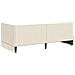 Cornice del letto ad angolo Crema 100 x 200 cm Velluto - Foto miniatura 7