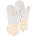 Guanti E Presine Da Forno Termoresistenti Candy White - Guanti Da Cucina In Silicone E Cotone White - Foto miniatura 3