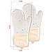 Guanti E Presine Da Forno Termoresistenti Candy White - Guanti Da Cucina In Silicone E Cotone White - Foto miniatura 4