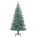 Albero di Natale Artificiale Imbiancato con Luci LED 240 cm - Foto miniatura 4