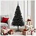 Albero di Natale con 150 LED con supporto Nero 150 cm PVC - Foto miniatura 2