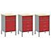Set di mobili da lavoro con cassetto con blocco 8 pcs Rosso - Foto miniatura 6