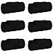 Coperte da Pile 6 pcs Nero 170 x 130 cm Panno - Foto miniatura 1