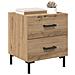 Armadio da Notte 2 pcs Rovere artigianale 40 x 35 x 47,5 cm - Foto miniatura 3