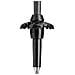 Black Series FX Carbon bastone per trekking Unisex Pieghevole - Foto miniatura 2