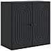 Mobiletto a muro Nero 59 x 31 x 60 cm Legno ingegnerizzato - Foto miniatura 1