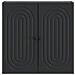 Mobiletto a muro Nero 59 x 31 x 60 cm Legno ingegnerizzato - Foto miniatura 3