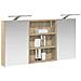 Set di Armadi da Bagno con lo scaffale 3 pcs 100 x 10,5 x 50 cm - Foto miniatura 3