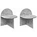 Comodino 2 pcs Grigio Cemento 40 x 35,5 x 45,5 cm - Foto miniatura 1