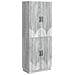 Set di armadi 2 pcs Sonoma grigio Legno ingegnerizzato - Foto miniatura 1
