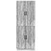 Set di armadi 2 pcs Sonoma grigio Legno ingegnerizzato - Foto miniatura 4