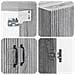 Set di armadi 2 pcs Sonoma grigio Legno ingegnerizzato - Foto miniatura 7