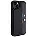 Custodia Perforata Tricolor Line Per Iphone 15 Plus / 14 Plus - Nera - Foto miniatura 4