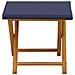 Lettino 2 pcs Legno di Eucalipto Massello Blu - Foto miniatura 3