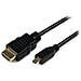 Cavo HDMI ad alta velocità con Ethernet da 0,5 m - HDMI a Micro HDMI - M / M - Foto miniatura 1