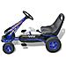 Go Kart A Pedali Con Seduta Regolabile Blu - Foto miniatura 2