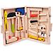 Valigia Degli Attrezzi ""lino"" Gioco Bambini In Legno - Foto miniatura 1