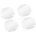 20804 Pellicole Antigraffio Per Incavi Maniglie Set 4 Pz 8,8x8 Cm - Foto miniatura 1