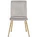 Set Di 2 Sedie Da Pranzo In Velluto Grigio Rubio - Foto miniatura 17