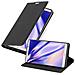 Custodia Compatibile Con Huawei Mate 8 In Nero Di Notte - Coperchio Protettiva Con Chiusura Magnetica, Funzione Stand E Tasca Per Le Carte - Foto miniatura 3