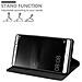 Custodia Compatibile Con Huawei Mate 8 In Nero Di Notte - Coperchio Protettiva Con Chiusura Magnetica, Funzione Stand E Tasca Per Le Carte - Foto miniatura 5