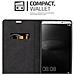 Custodia Compatibile Con Huawei Mate 8 In Nero Di Notte - Coperchio Protettiva Con Chiusura Magnetica, Funzione Stand E Tasca Per Le Carte - Foto miniatura 7