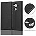 Custodia Compatibile Con Huawei Mate 8 In Nero Di Notte - Coperchio Protettiva Con Chiusura Magnetica, Funzione Stand E Tasca Per Le Carte - Foto miniatura 8