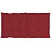 Cuscini Per Sedie Da Giardino 4 Pz Rosso Vino 100x50x4 Cm - Foto miniatura 7