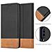 Custodia Compatibile Con Samsung Galaxy A70 In Nero Marrone - Coperchio Protettiva Con Chiusura Magnetica, Funzione Stand E Tasca Per Le Carte - Foto miniatura 5