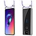 Catena Di Telefoni Cellulari Compatibile Con Asus Zenfone 6 In Unicorn - Coperchio Protettivo In Silicone Con Anelli D'argento, Cinturino In Corda E Custodia Staccabile - Foto miniatura 7