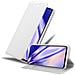 Custodia Compatibile Con Samsung Galaxy A41 In Classy Argento - Coperchio Protettiva Con Chiusura Magnetica, Funzione Stand E Tasca Per Le Carte - Foto miniatura 1
