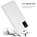Custodia Compatibile Con Samsung Galaxy A41 In Classy Argento - Coperchio Protettiva Con Chiusura Magnetica, Funzione Stand E Tasca Per Le Carte - Foto miniatura 8